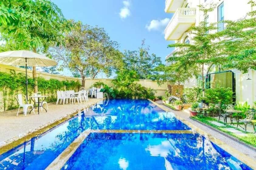 Hang Meas Boutique Hotell Kampot Eksteriør bilde